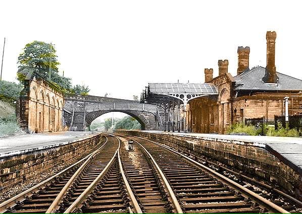 1960s Bakewell Station looking south