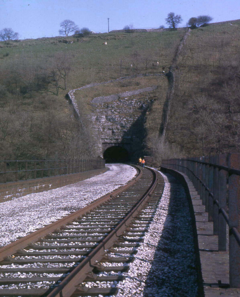 1971 Monsal Viaduct - looking eastwards