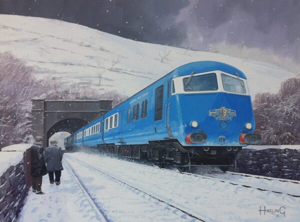 Blue Pullman at Chee Tor Tunnel by Nick Harling